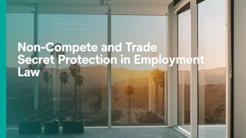 Non-Compete and Trade Secret Protection in Employment Law