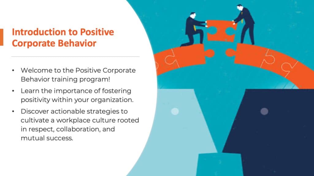Positive Corporate Behavior